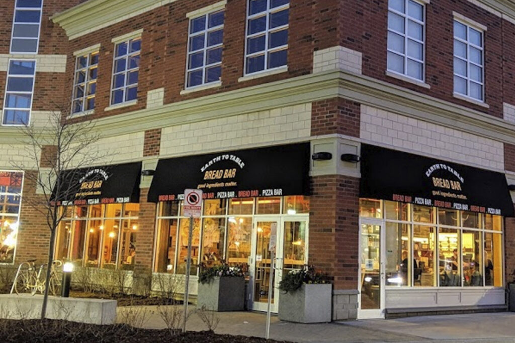 Exterior store front of Bread Bar in Guelph, Ontario